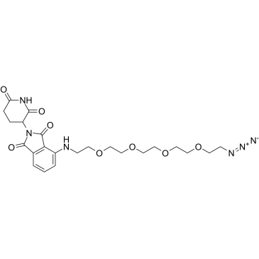 Pomalidomide-PEG4-azide图片