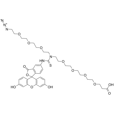 N-(Azido-PEG3)-N-Fluorescein-PEG4-acidͼƬ