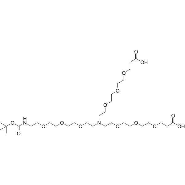 N-(Boc-PEG3)-N-bis(PEG3-acid)ͼƬ