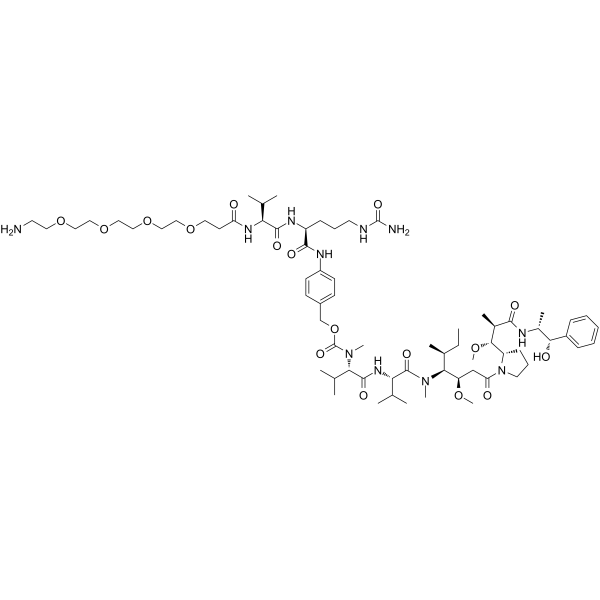 Amino-PEG4-Val-Cit-PAB-MMAEͼƬ