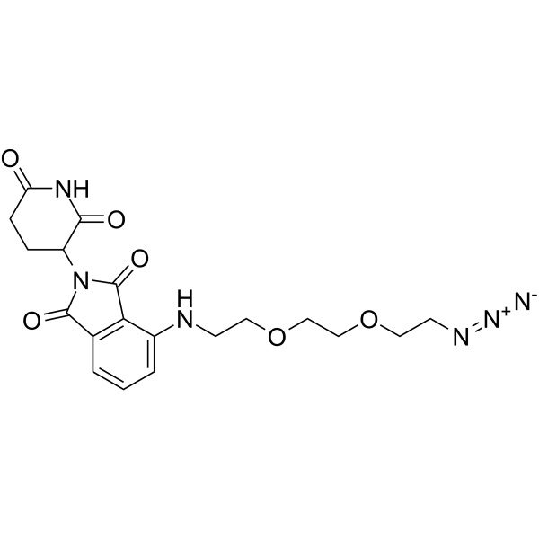 Pomalidomide 4&rsquo-PEG2-azideͼƬ