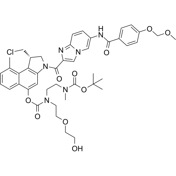 MethylCBI-azaindole-benzamide-MOM-Boc-ethylenediamine-DͼƬ