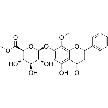 Wogonin 7-O-beta-D-glucuronide methyl esterͼƬ