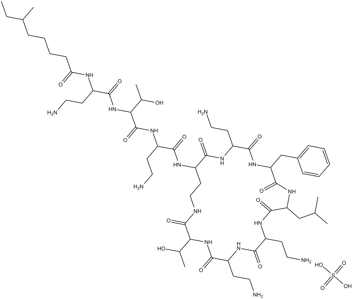 Polymyxin B(sulfate)ͼƬ