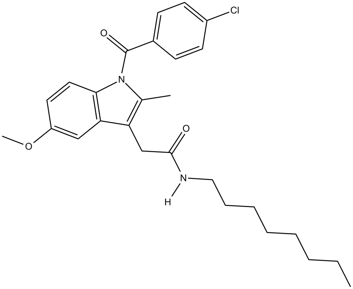 Indomethacin N-octyl amide图片