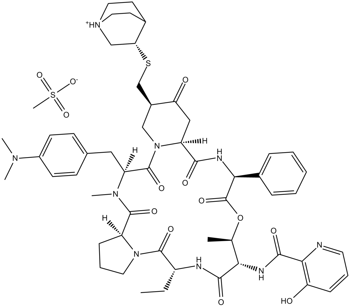 Quinupristin(mesylate)图片