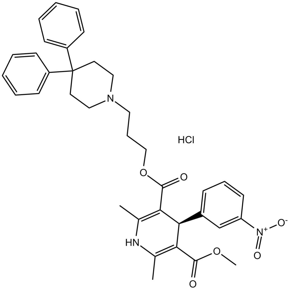 (S)-(+)-Niguldipine hydrochloride图片