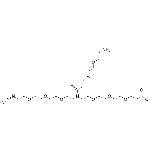 N-(Azido-PEG3)-N-(PEG2-amine)-PEG3-acidͼƬ