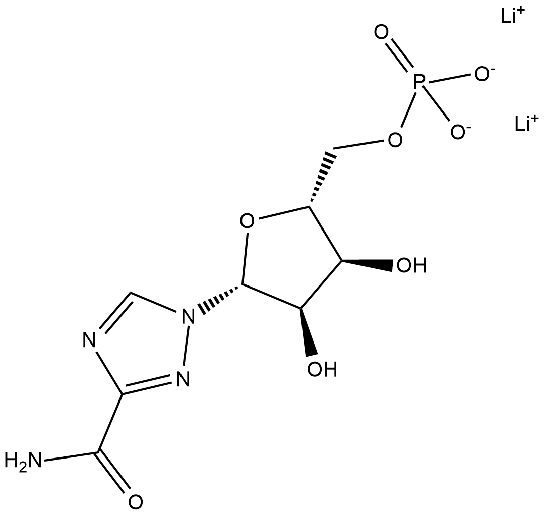 Ribavirin 5'-monophosphate(lithium salt)图片