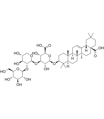 Oleanolic acid-3-O-glucosyl(1-2)xylyl(1-3)glucosiduronic acidͼƬ