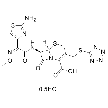 Cefmenoxime hydrochloride(Cefmenoxime hemihydrochloride)ͼƬ