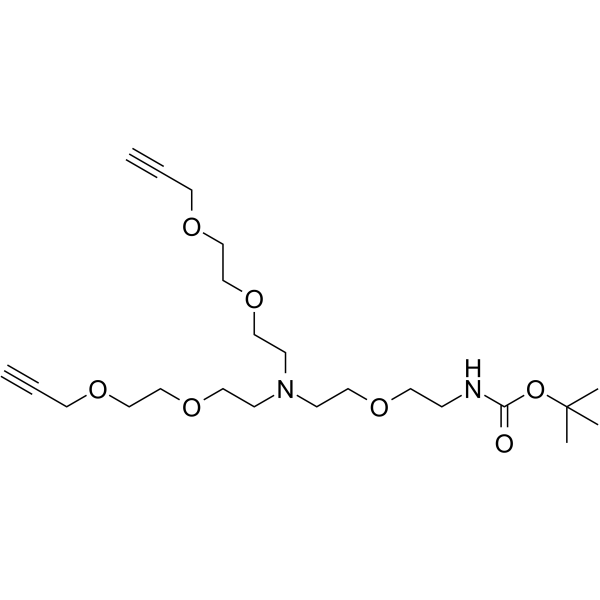 N-(Boc-PEG1)-N-bis(PEG2-propargyl)ͼƬ