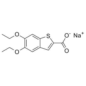 Tibenelast sodium(LY 186655)ͼƬ