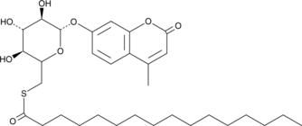 4-Methylumbelliferyl 6-thio-Palmitate-β-D-GlucopyranosideͼƬ