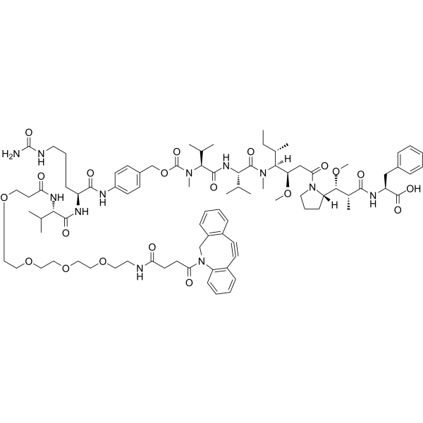 DBCO-PEG4-Val-Cit-PAB-MMAF图片