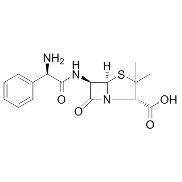 Ampicillin(D-(-)-&alpha-Aminobenzylpenicillin)ͼƬ