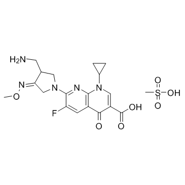 Gemifloxacin mesylate(SB-265805S)ͼƬ