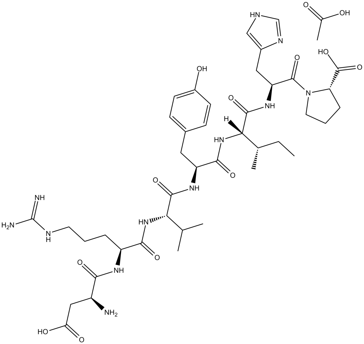 Angiotensin Fragment 1-7(acetate)ͼƬ