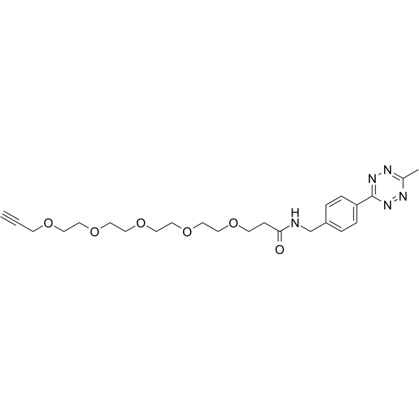 Methyltetrazine-amido-PEG5-alkyneͼƬ