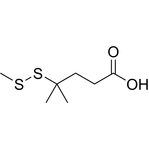 4-Methyl-4-(methyldisulfanyl)pentanoic acidͼƬ