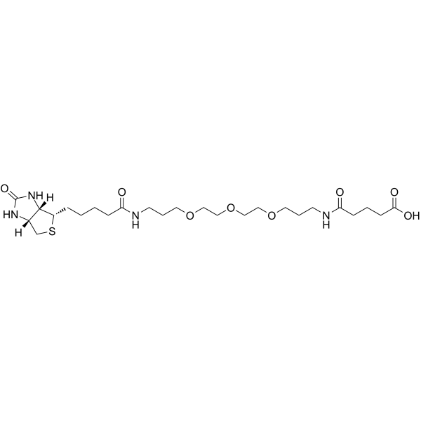 Biotinyl-NH-PEG3-C3-amido-C3-COOHͼƬ