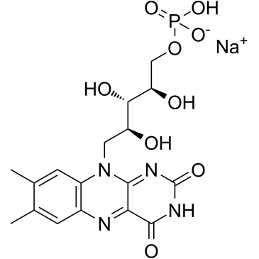 Riboflavin phosphate sodium图片