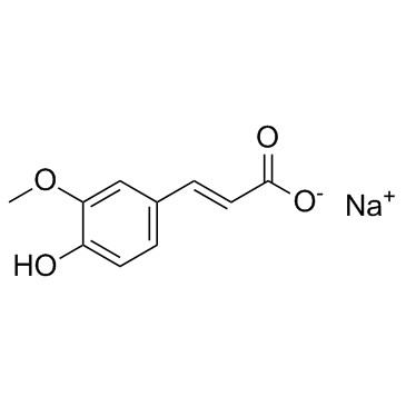 Ferulic acid sodium(Sodium ferulate)ͼƬ