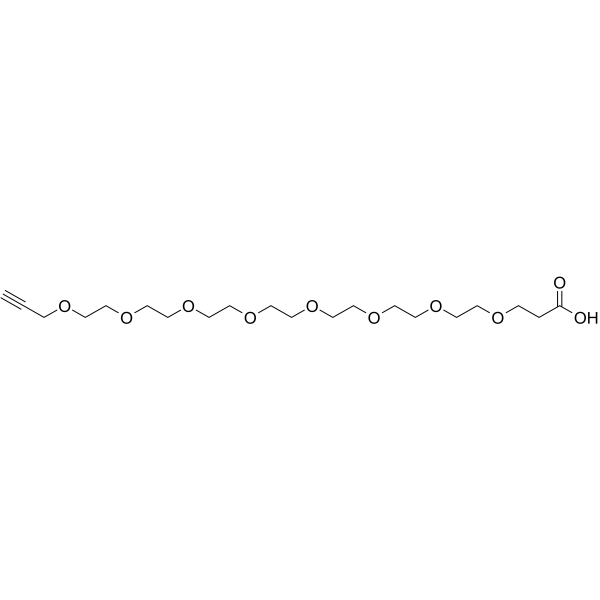 Propargyl-PEG8-acid图片