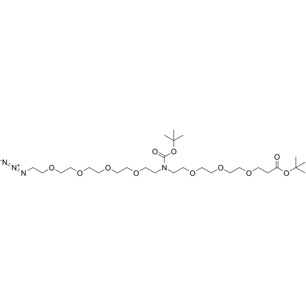 N-Azido-PEG4-N-Boc-N-PEG3-BocͼƬ