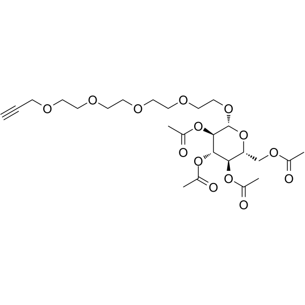 Propargyl-PEG4-tetra-Ac-beta-D-glucoseͼƬ