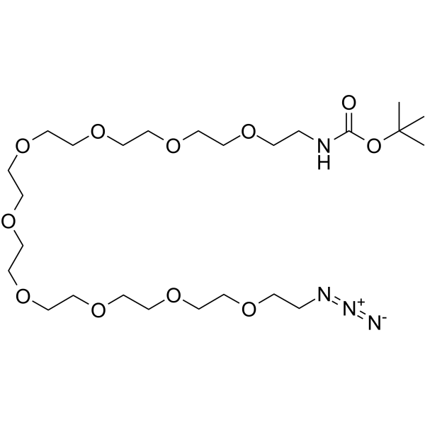 Boc-NH-PEG9-azide图片