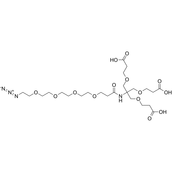 Azido-PEG4-amido-tri-(carboxyethoxymethyl)-methaneͼƬ