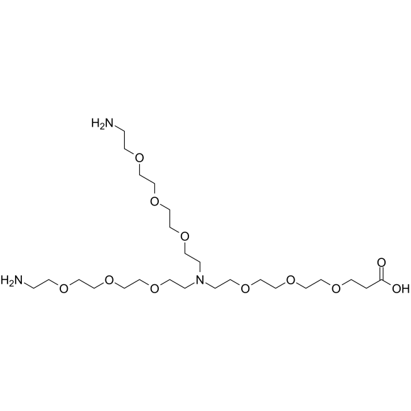 N-(PEG3-acid)-N-bis(PEG3-amine)ͼƬ