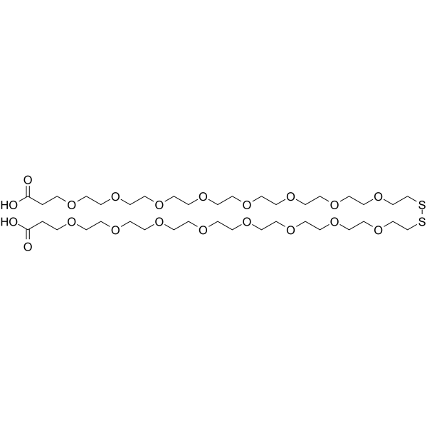 Acid-PEG8-S-S-PEG8-acid图片