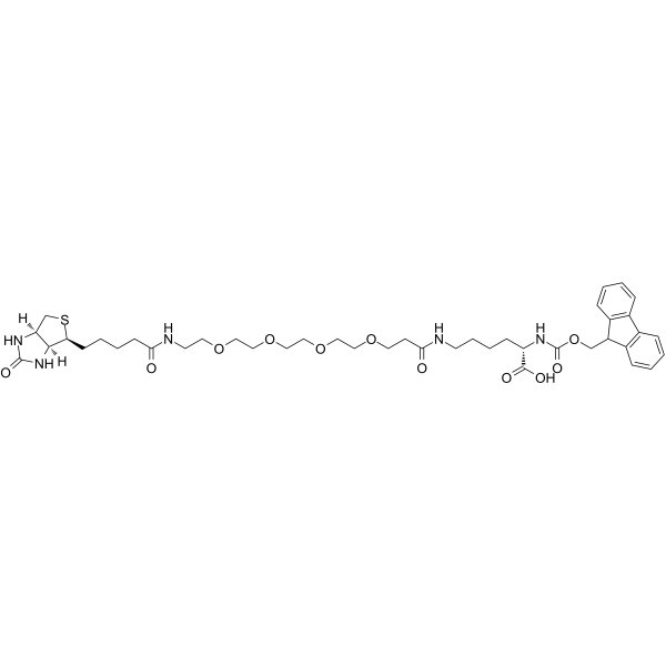 Fmoc-Lys(biotin-PEG4)-OHͼƬ