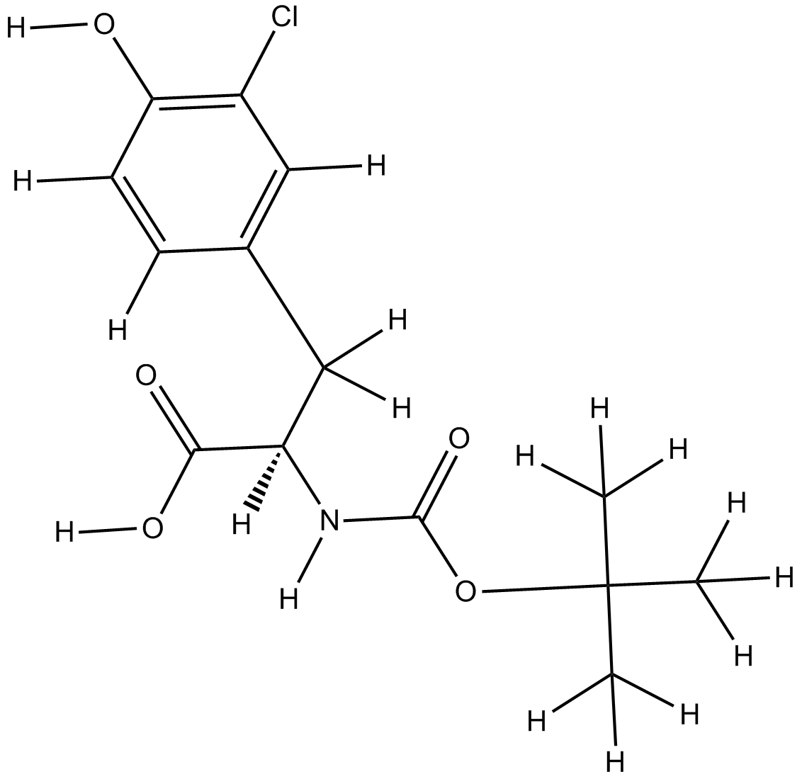 H-D-Tyr(3-Cl)-OH图片