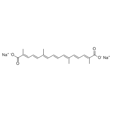 Transcrocetinate disodium(Disodium trans-crocetinate)ͼƬ