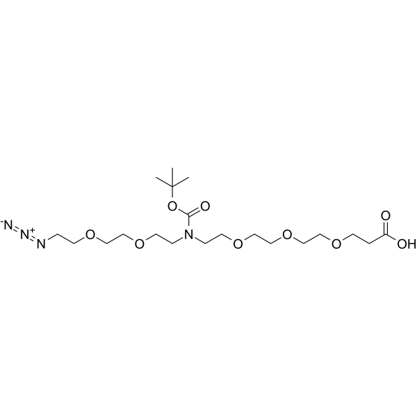 N-(Azido-PEG2)-N-Boc-PEG3-acid图片