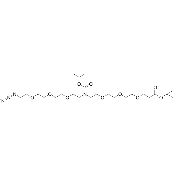 N-(Azido-PEG3)-N-Boc-PEG3-t-butyl esterͼƬ