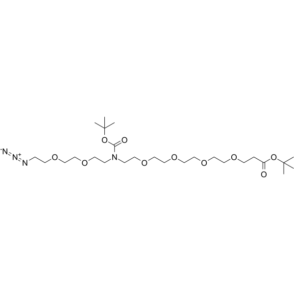 N-(Azido-PEG2)-N-Boc-PEG4-BocͼƬ