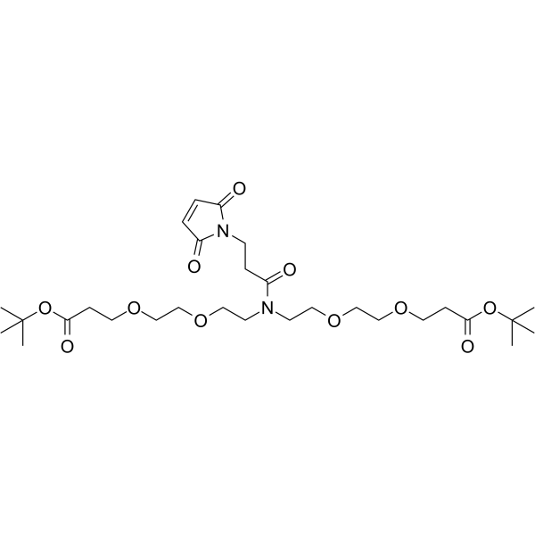 N-Mal-N-bis(PEG2-C2-Boc)图片