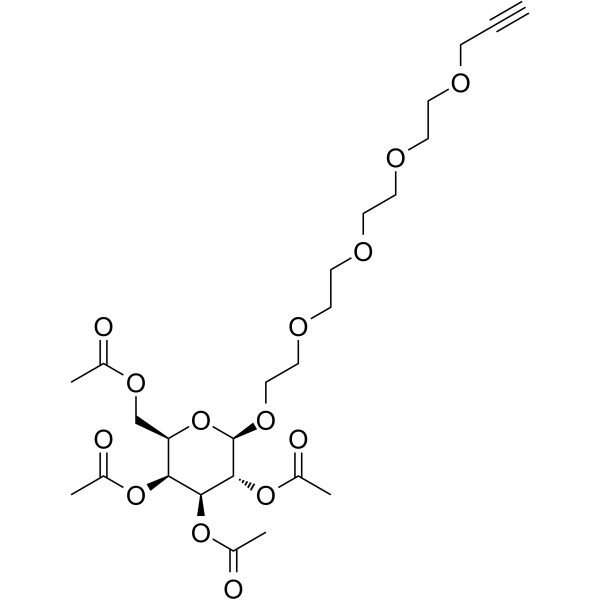 Propargyl-PEG4-tetra-Ac-beta-D-galactoseͼƬ