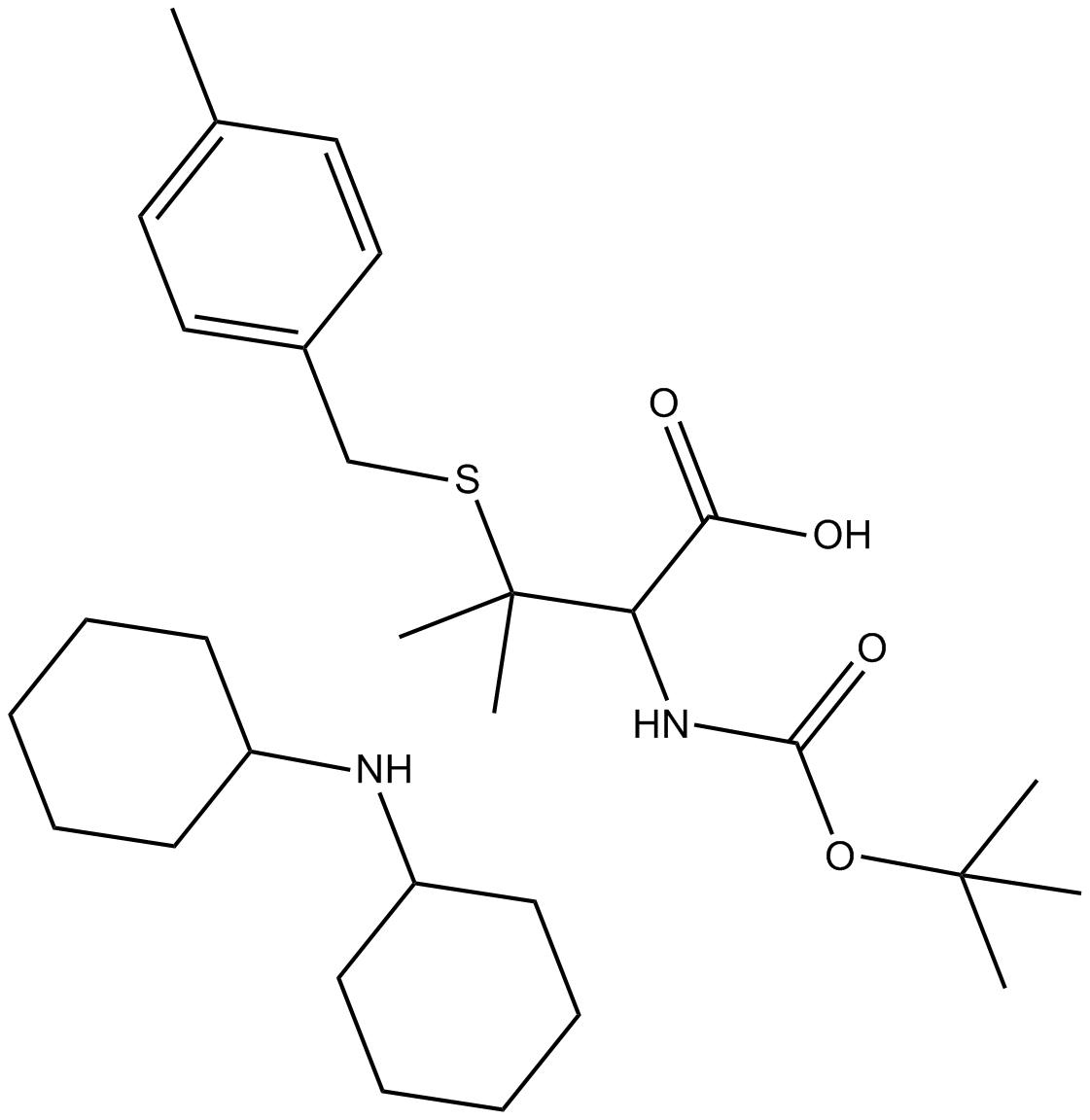 Boc-D-Pen(pMeBzl)-OH,DCHAͼƬ