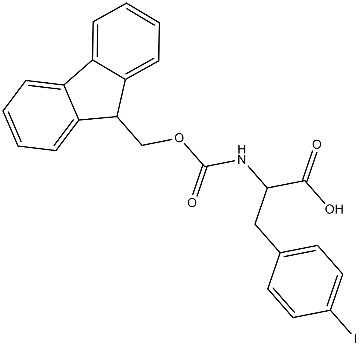 Fmoc-Phe(4-I)-OH图片