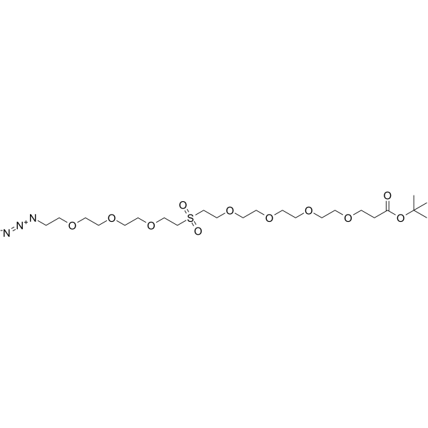 Azido-PEG3-Sulfone-PEG4-BocͼƬ