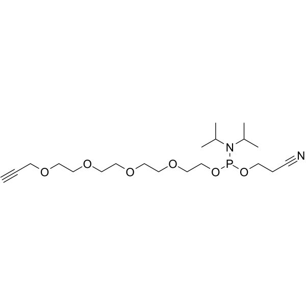 Propargyl-PEG5-1-o-(b-cyanoethyl-n,n-diisopropyl)phosphoramiditeͼƬ