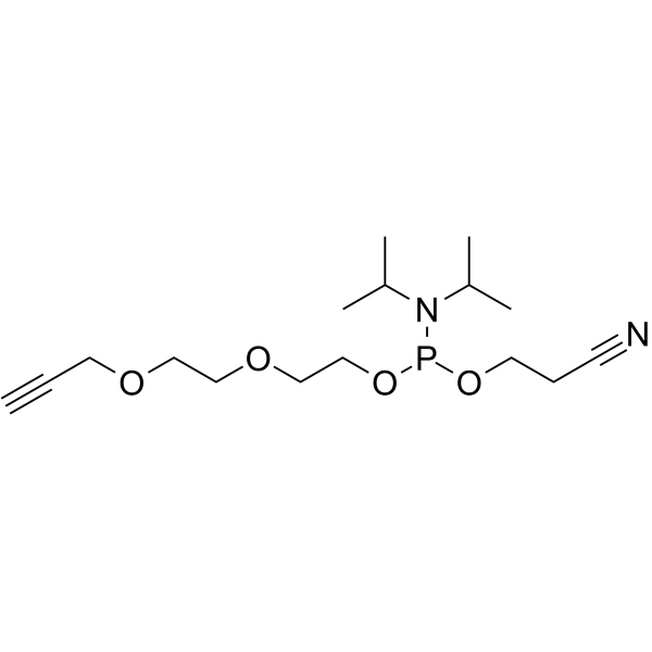 Propargyl-PEG3-1-o-(b-cyanoethyl-N,N-diisopropyl)phosphoramiditeͼƬ