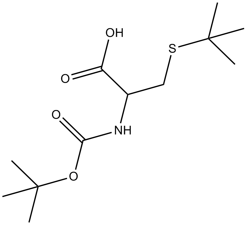 Boc-Cys(tBu)-OH图片