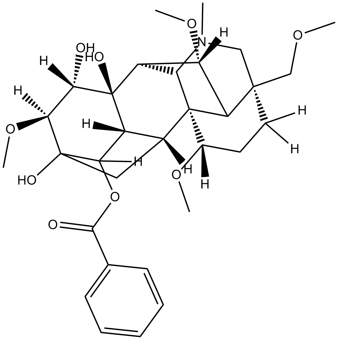 Benzoylhypaconitine图片