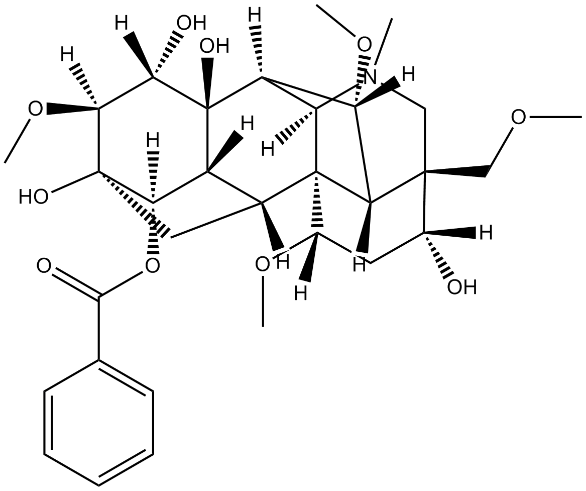 Benzoylmesaconitine图片